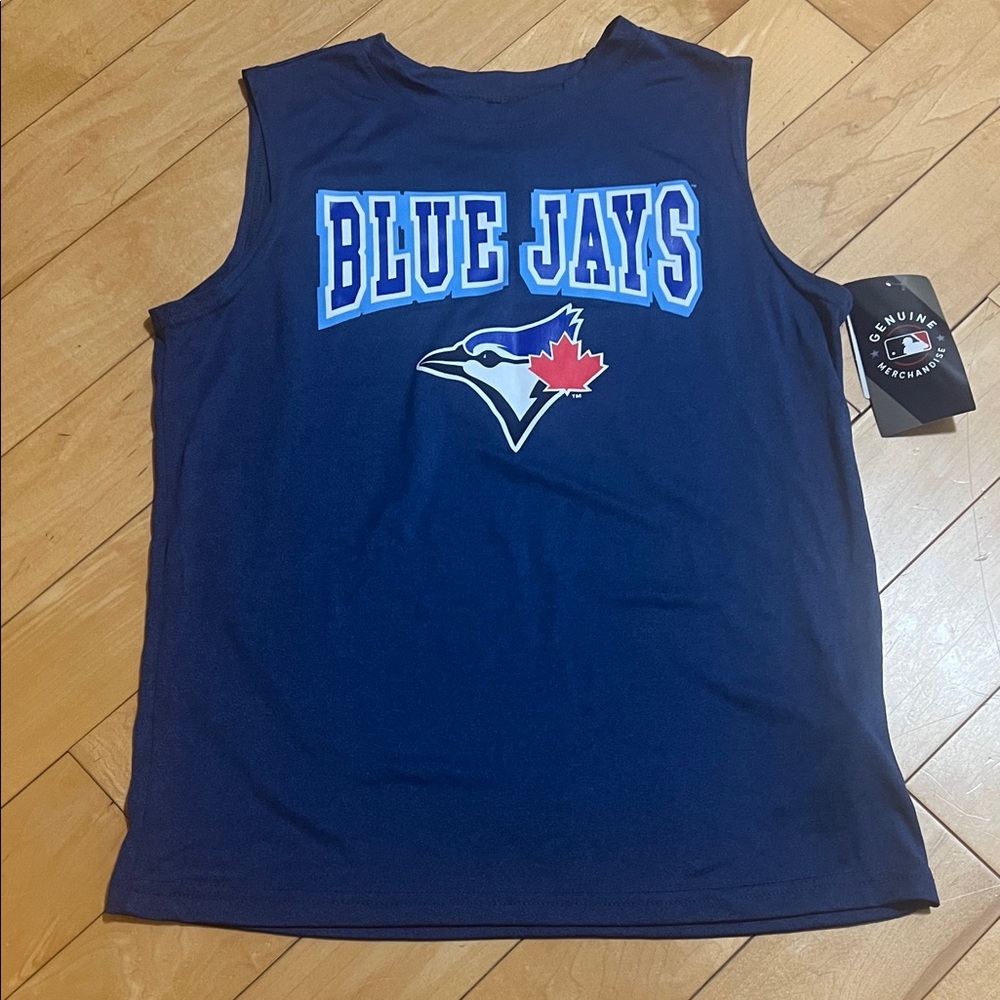 Youth MLB Toronto Blue Jays Sleeveless Shirt